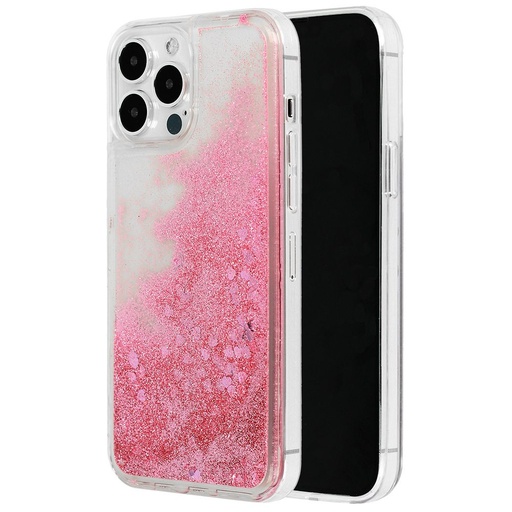 Samsung Galaxy A53 5G liquid heart husă spate (Roze Auriu)