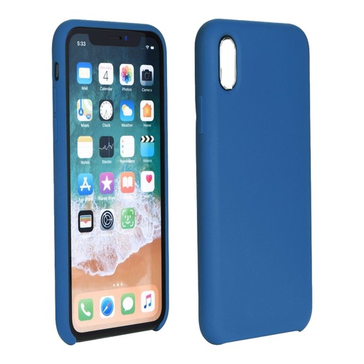 Samsung Galaxy A40 silicone husă spate (Albastru închis)