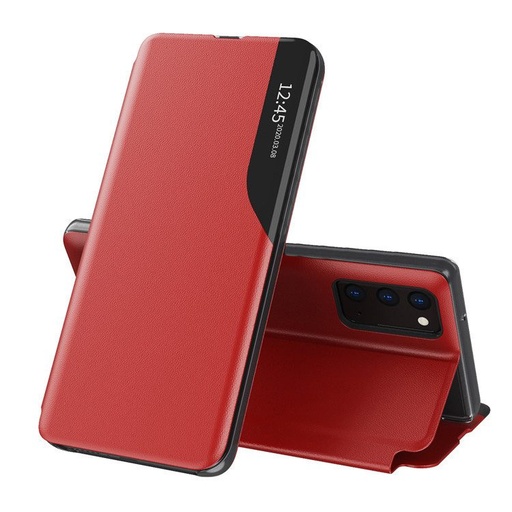 Samsung Galaxy A14 4G / Galaxy A14 5G Smart view TPU husă tip carte (Roșu)