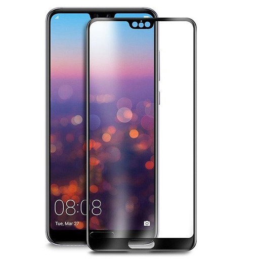 Samsung Galaxy A12 5D sticlă securizată complet pentru ecran, transparent (negru ramă)