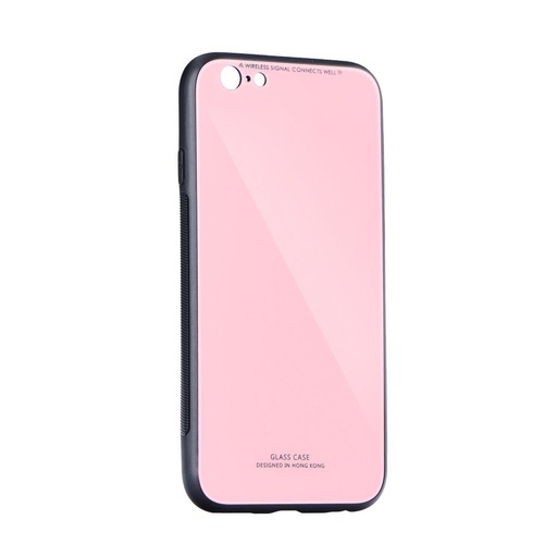 Samsung Galaxy A10 sticlă husă spate (Roz)