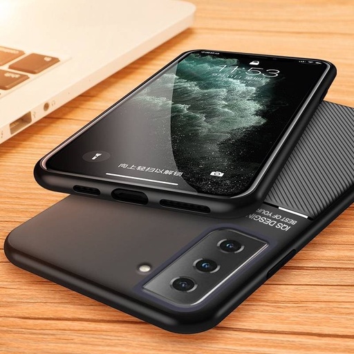 Apple iPhone 12/12 Pro BIZNES silicon husă spate (Negru)