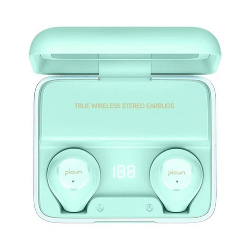 Picun W13 fără fir headset, BT 5.0, LED indicator de stare, mentă