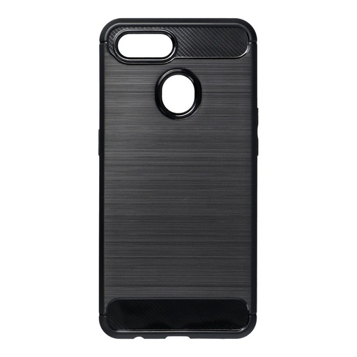 Oppo A12 forcell carbon husă spate, (Negru)