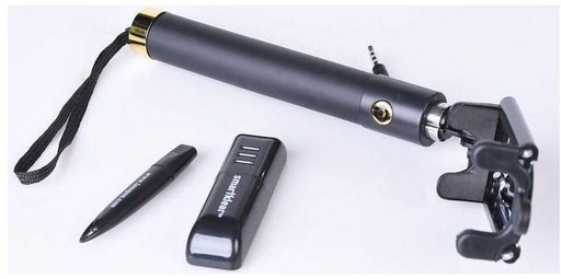 LENSPEN 3in1 (selfie stick + de curățare set) cu fir selfie băț