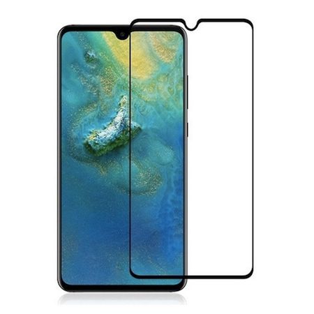 [5903396055645] Huawei P40 Lite curved tempered glass, clear (black frame)