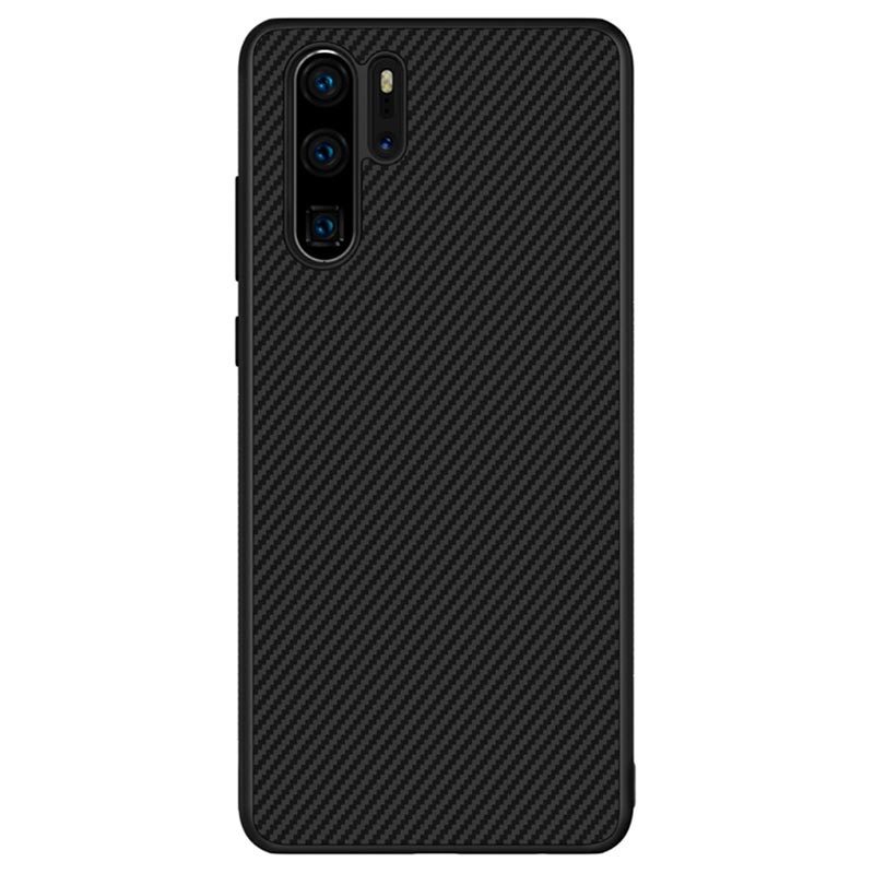 [KV-5900217286110] Huawei P30 Pro carbon glass back cover case (Black)