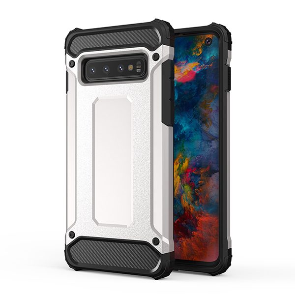 [KV-5900217303947] Huawei P30 Pro armor shockproof back cover case (Silver)