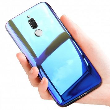 Huawei P20 ombre husă spate (Albastru)