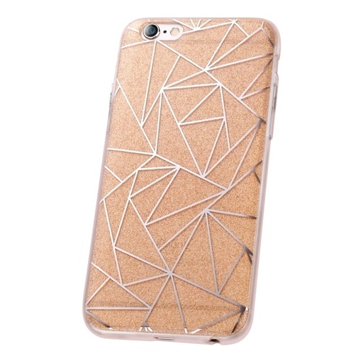Huawei Mate 10 Lite fashion glitter geometric husă spate (Auriu)