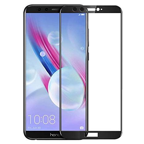 [KV-5896513212] Honor 9 Lite 5D tempered glass full screen, clear (black frame)