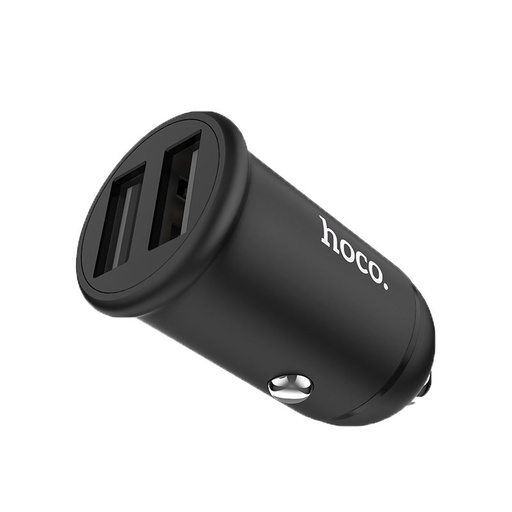 Hoco Z30 auto încărcător (2xUSB port), 5V 2,4A, negru