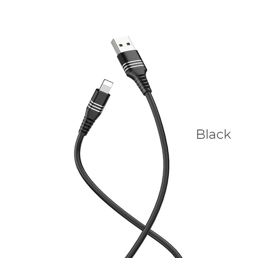 Hoco U46 triciklusos lightning cablu, negru