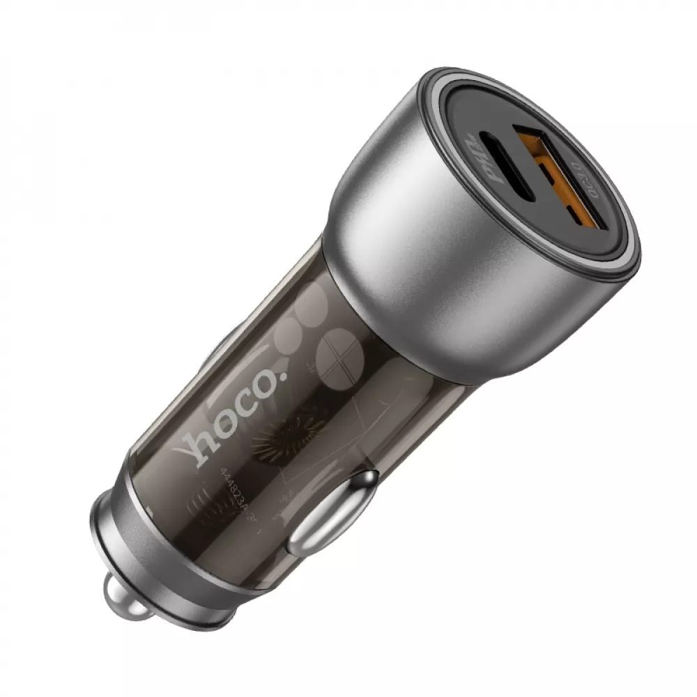 [6931474782700] Hoco NZ8 Car charger, 43W, PD25W,QC3.0 brown
