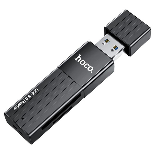 Hoco HB20 cititor de carduri, USB2.0 / USB3.0, TF/SD, negru