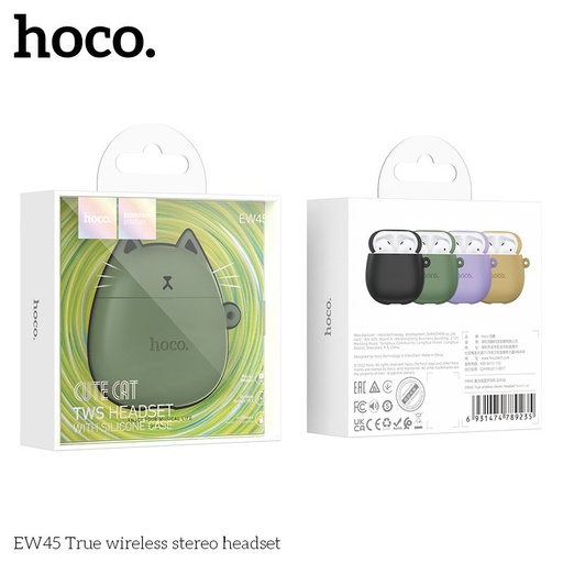 Hoco EW45 fără fir headset verde