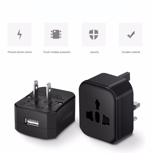 Hoco AC1 de rețea încărcător, adaptor, negru