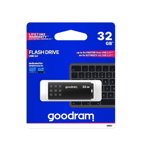 Goodram UME3-0320K0R11 32GB USB 3.0 stick USB, negru
