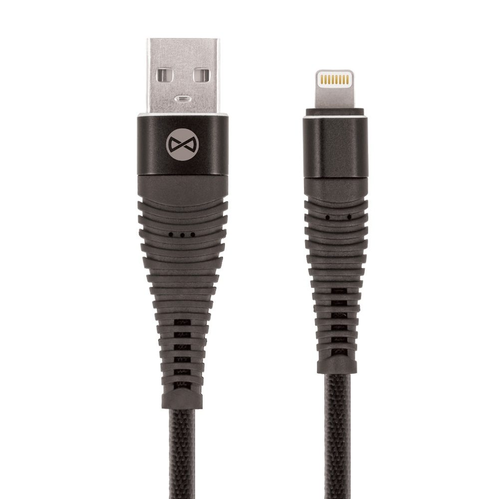 [5900495679345] Forever Shark lightning cable, black