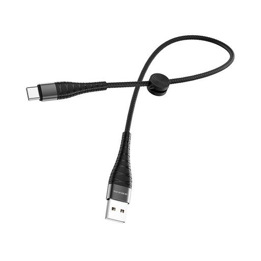 Borofone BX32 microUSB cablu, 5A, 0,25m, negru