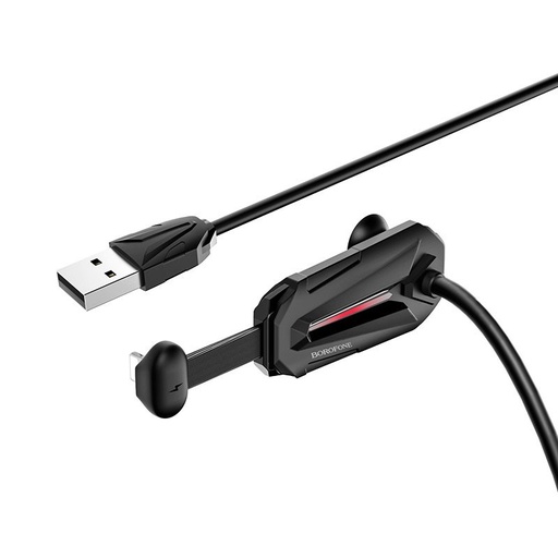 Borofone BU9 lightning cablu (gaming), 2A, 1,2m, negru