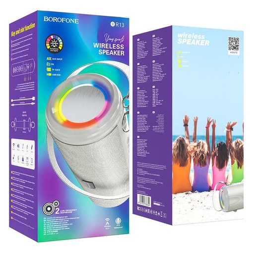 Borofone BR13 fără fir difuzor, BT V5.0, 5W, gri