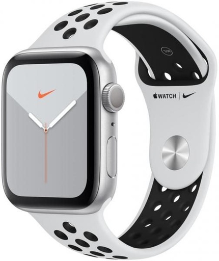 Apple watch Series 5 Nike 44mm, argintiu