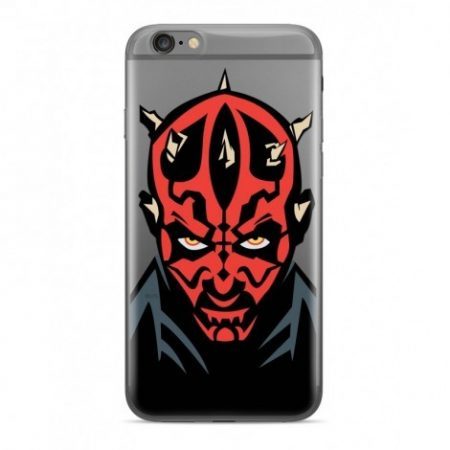 [SWPCMAUL1203] Apple iPhone XS Max Star Wars silicone D. Maul 004 back cover case (Clear)