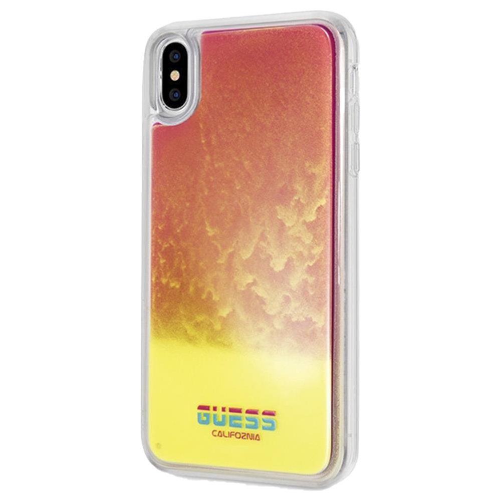 [GUHCI65GLCPI] Apple iPhone XS Max Guess Glow in the Dark case (Pink) - GUHCI65GLCPI