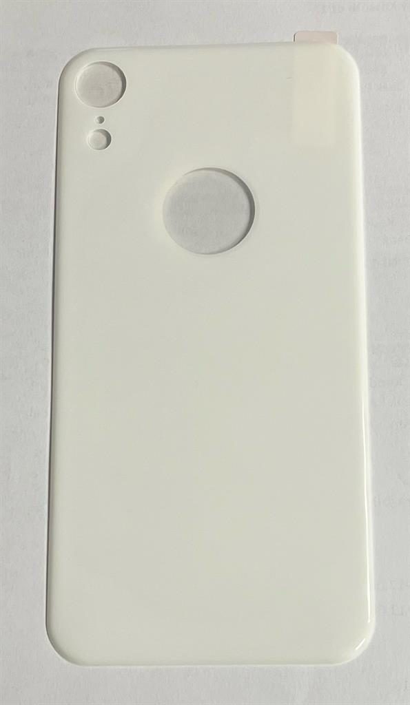 [5900495547553] Apple iPhone XS Max 5D curved rear tempered glass, white