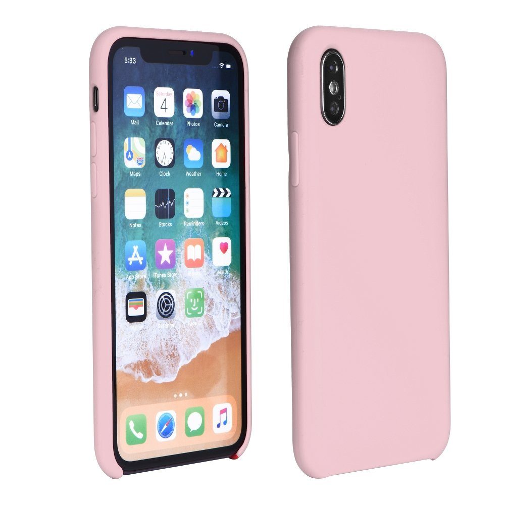 [KV-5901737922342] Apple iPhone XR silicone back cover case (Pink)