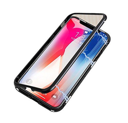 Apple iPhone XR magnetic adsorbție husă spate (Negru)