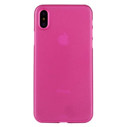 Apple iPhone X / iPhone XS ultra slim 0,3mm tpu husă spate (Roz)