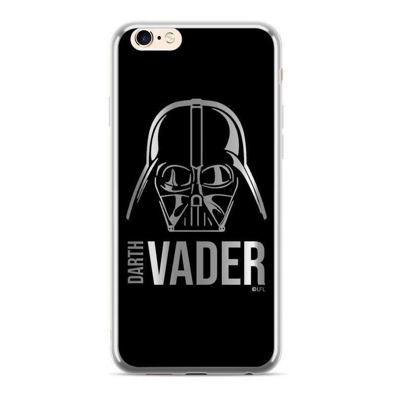 [SWPCVAD3002] Apple iPhone X / iPhone XS Star Wars silicone D. Vader 010 back cover case (Silver)