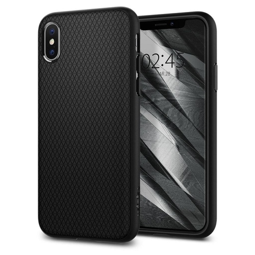 Apple iPhone X / iPhone XS Spigen liquid air premium husă spate (Negru)
