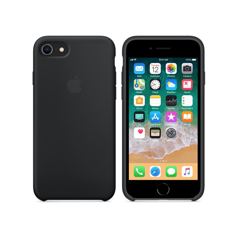 [MQGK2ZM/A] Apple iPhone 7/8/SE 2020/SE 2022 MagSafe compatible silicone case (Black)