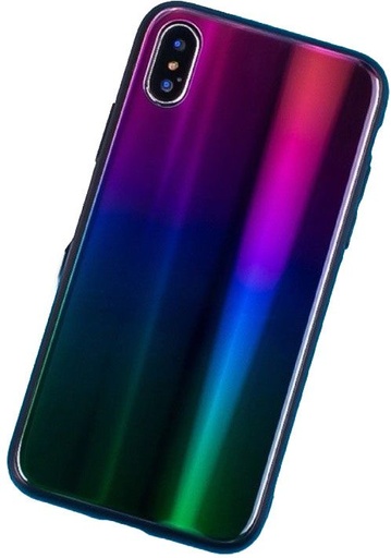 Apple iPhone 7 / iPhone 8 / iPhone SE 2020 / iPhone SE 2022 ombre sticlă husă spate (Albastru - Mov)