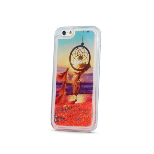 Apple iPhone 7 / iPhone 8 / iPhone SE 2020 / iPhone SE 2022 liquid glitter husă spate (Roșu)