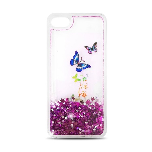 Apple iPhone 7 / iPhone 8 / iPhone SE 2020 / iPhone SE 2022 liquid glitter husă spate (Mov)