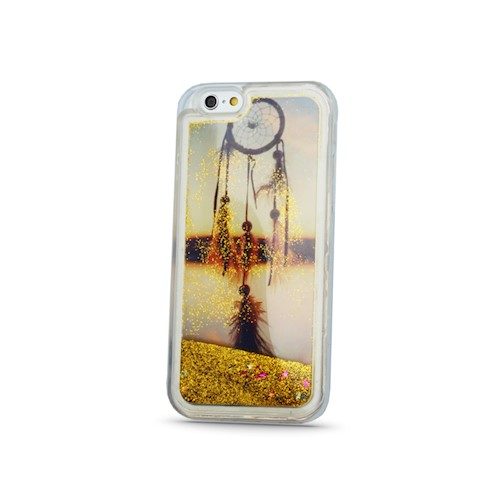 Apple iPhone 7 / iPhone 8 / iPhone SE 2020 / iPhone SE 2022 liquid glitter husă spate (Auriu )
