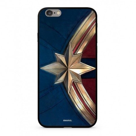 Apple iPhone 7 / iPhone 8 / iPhone SE 2020 / iPhone SE 2022 Marvel Captain Marvel 022 sticlă husă spate (Negru)