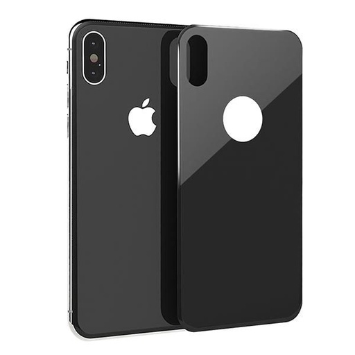 Apple iPhone 6/7/8 5D curbat spate sticlă securizată, negru