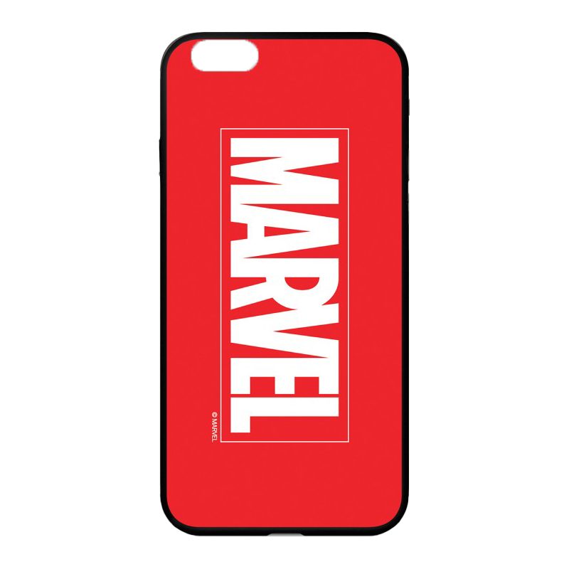 [MPCMV2204] Apple iPhone 6/ 7/ 8 Plus Marvel Marvel 005 glass back cover case, (Red) - MPCMV2204