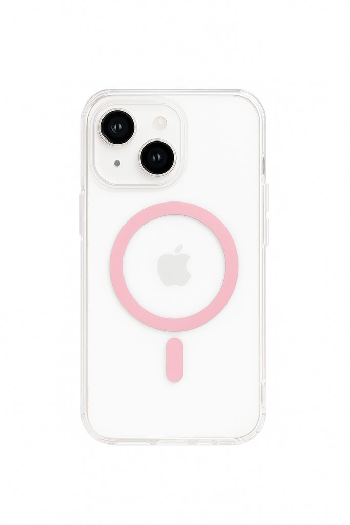 [8800308526576] Apple iPhone 17 Pro Max ROAR Mag Color Crystal MagSafe back cover case (Pink)