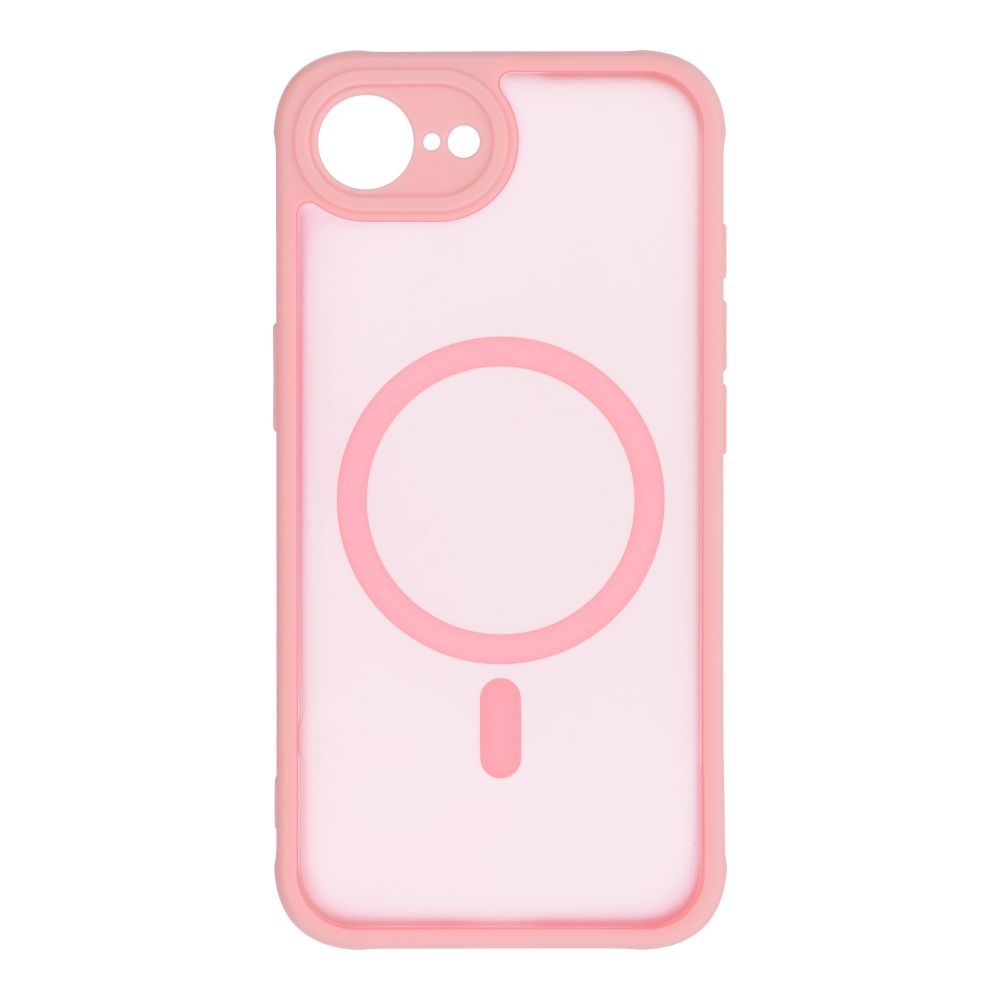 [301537] Apple iPhone 16e Full matte mag magsafe back cover case (Pink)