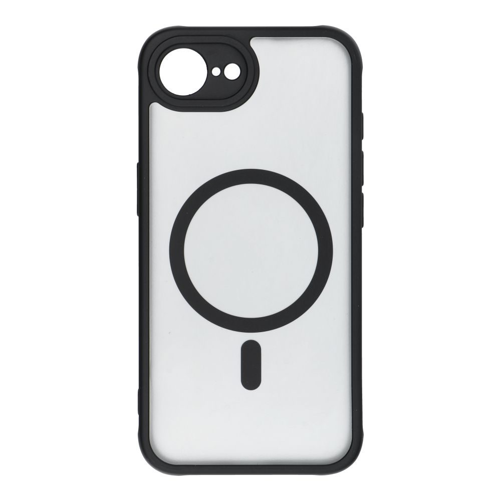 [301534] Apple iPhone 16e Full matte mag magsafe back cover case (Black)