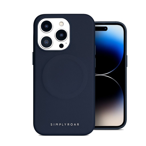 Apple iPhone 16 Pro Roar Leather MagSafe husă spate (Albastru închis)