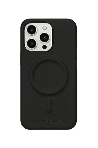 Apple iPhone 15 Pro ROAR Modern Mag Leather MagSafe husă spate (Negru)