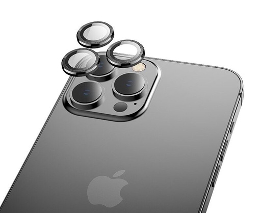 Apple iPhone 15 Pro / iPhone 15 Pro Max Hoco eagle eye metal cameră sticlă securizată gri