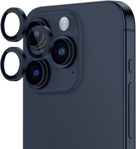 Apple iPhone 15 Pro / iPhone 15 Pro Max Hoco eagle eye metal cameră sticlă securizată albastru